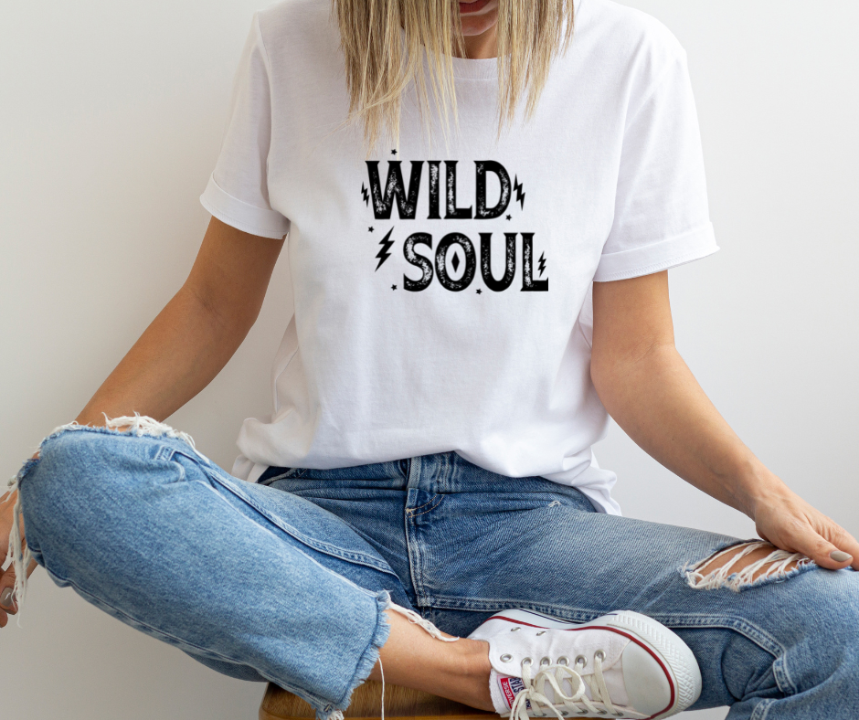 bio shirt mit cooler Schrift stylisch