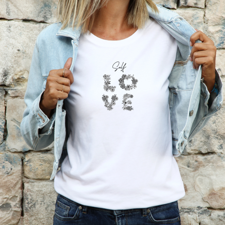 selflove tshirt Damen Bio Baumwolle