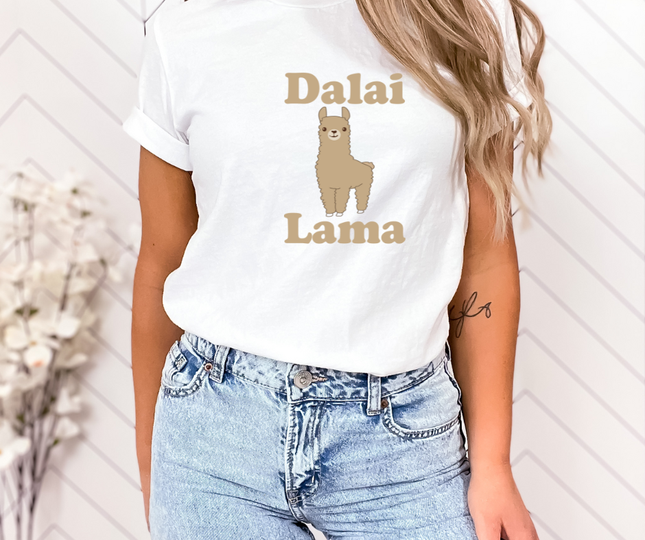 lustige Dalai Lama Damen Tshirt Bio Baumwolle