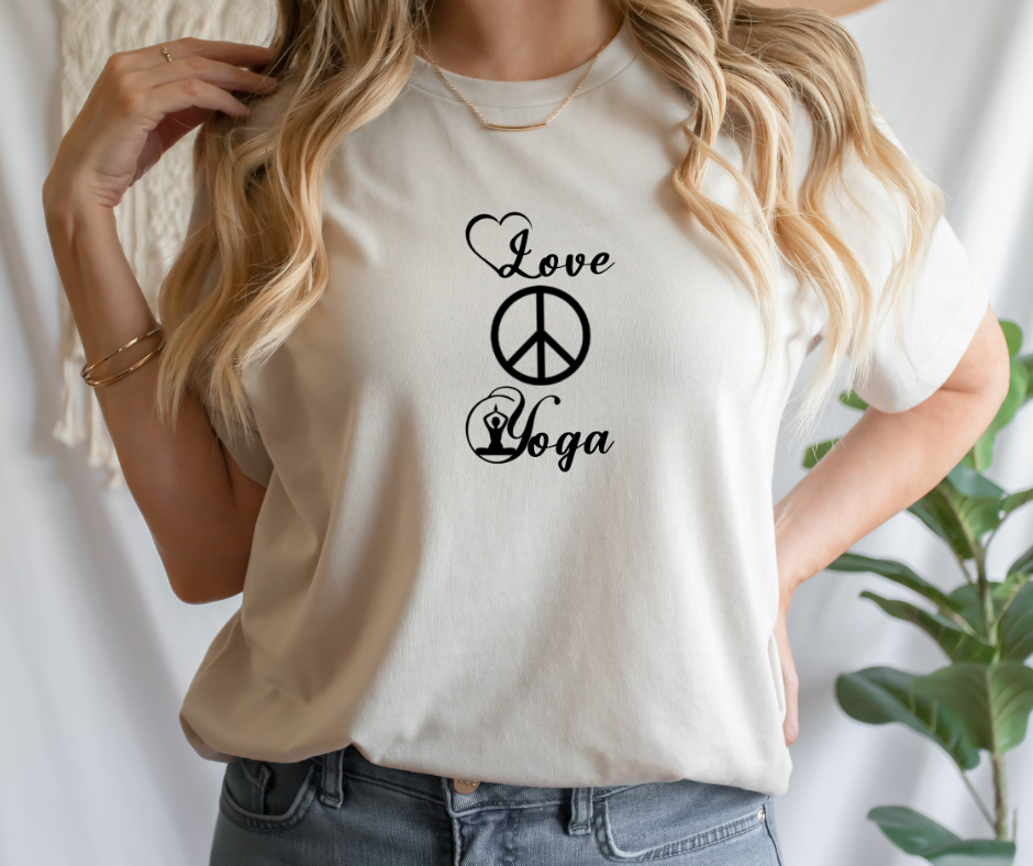 yoga Damen Shirt peace yoga