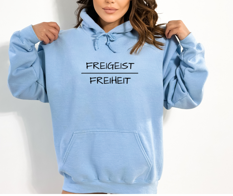 Damen Hoodie  mit Statement Freigeist Freiheit