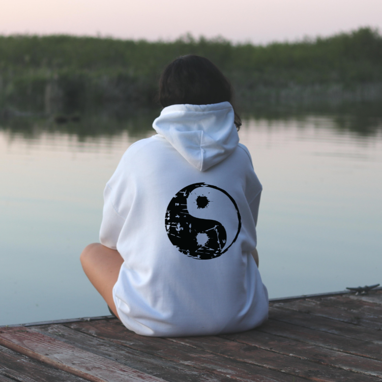 Damen Pullover yinyang