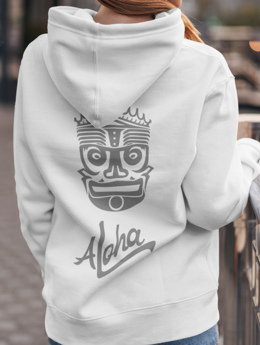 Stilvoller Hoodie Unisex Aloha in verschiedenen Größen und Farben