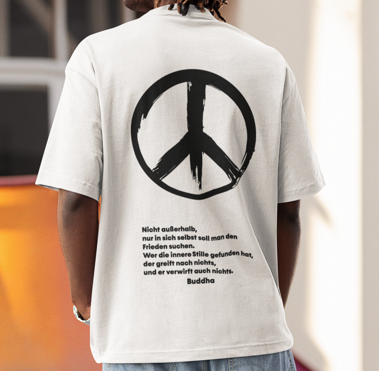 Stylisches Premium Oversize T-shirt Peace