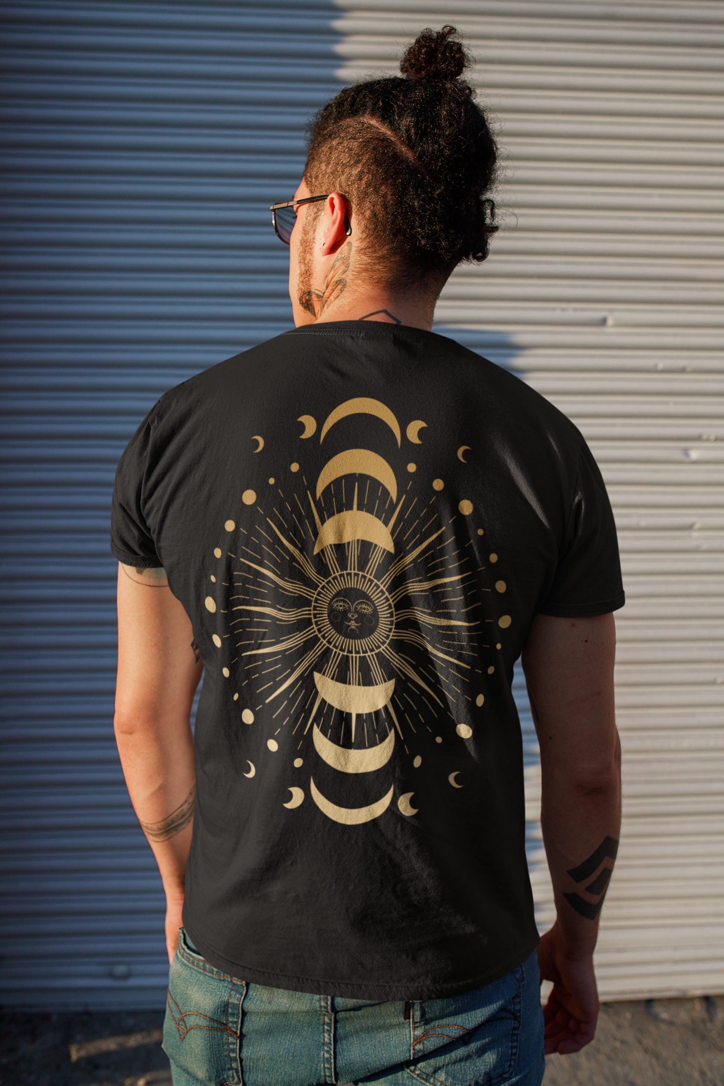 T-Shirt Bio - Sonne Mond -.