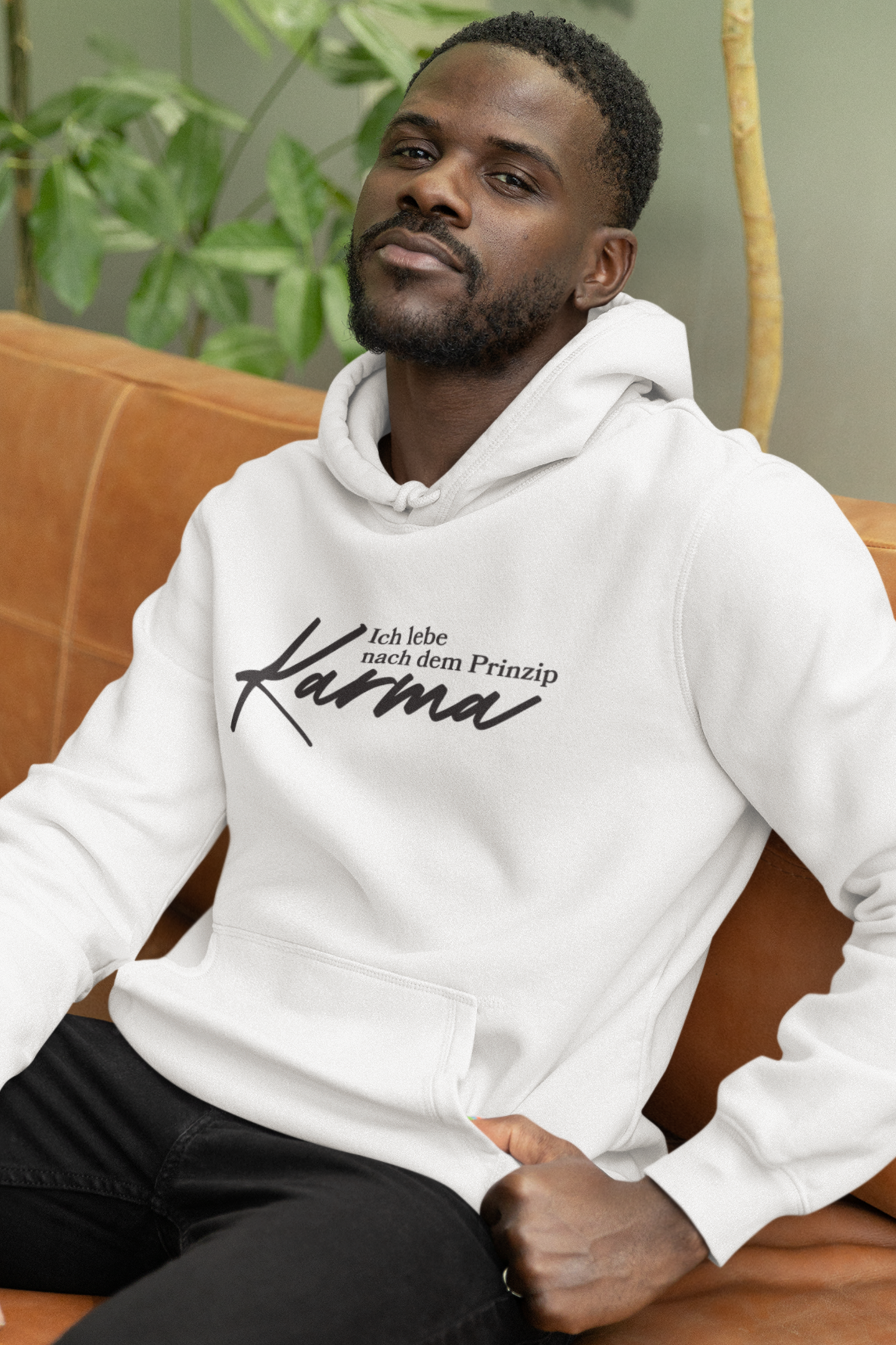 Hoodie weiß Karma vegan nachhaltig