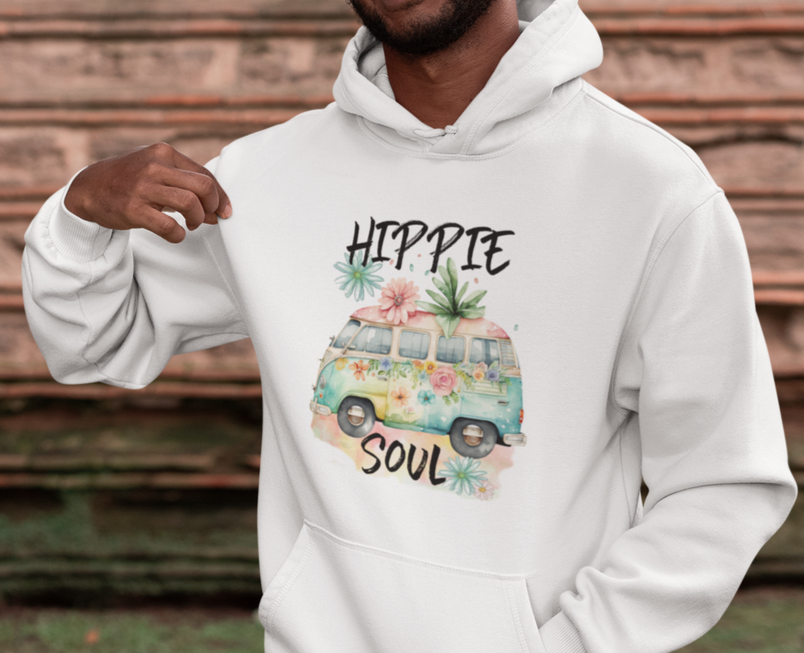 Hippie bus Herren Hoodie