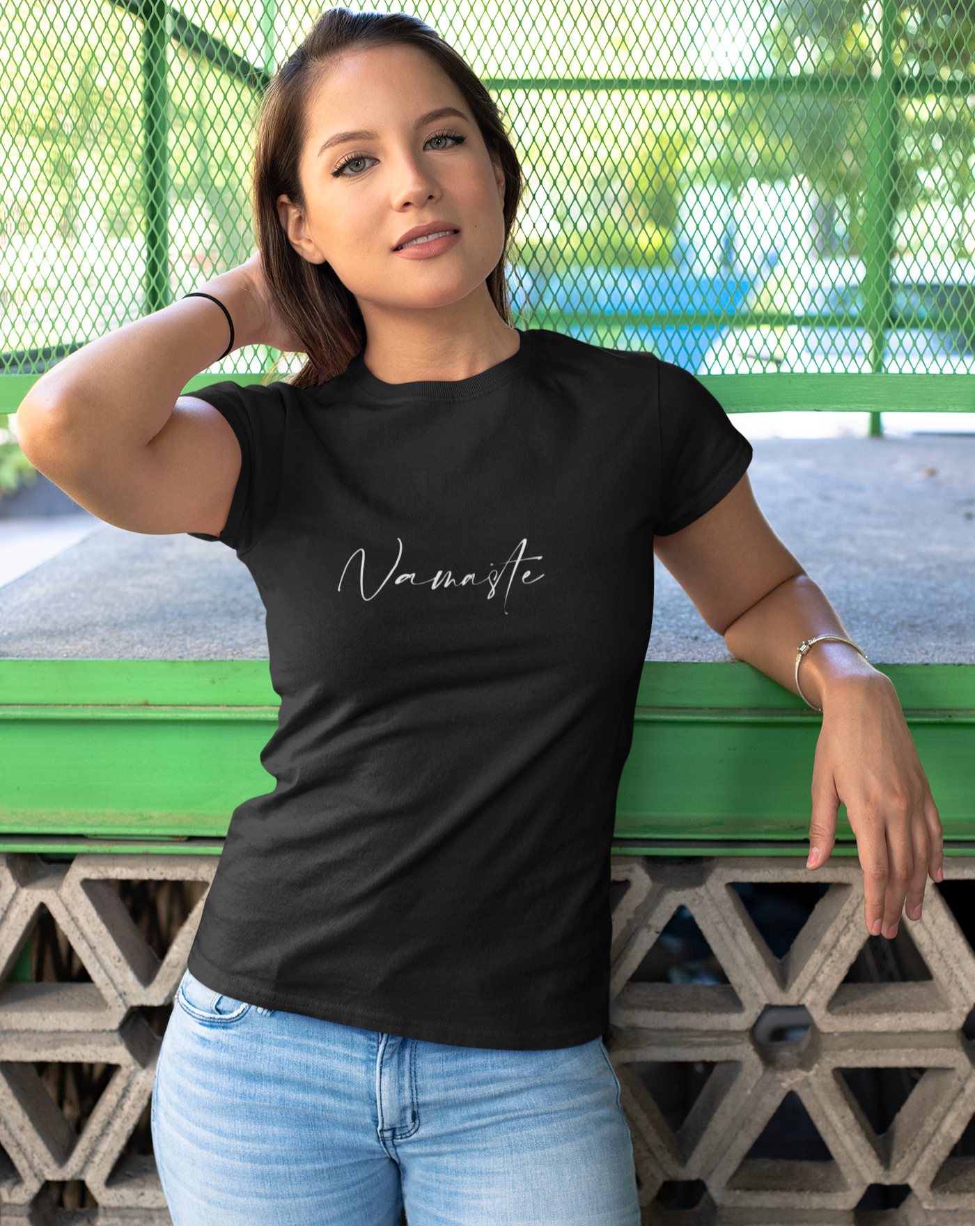 T-Shirt Bio - Namaste -.