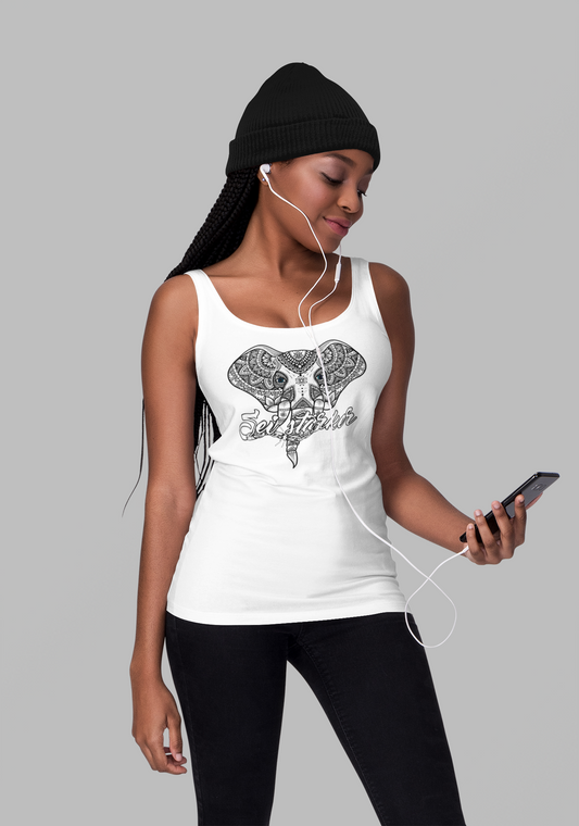 Tanktop Bio - Mandala Elefant -.